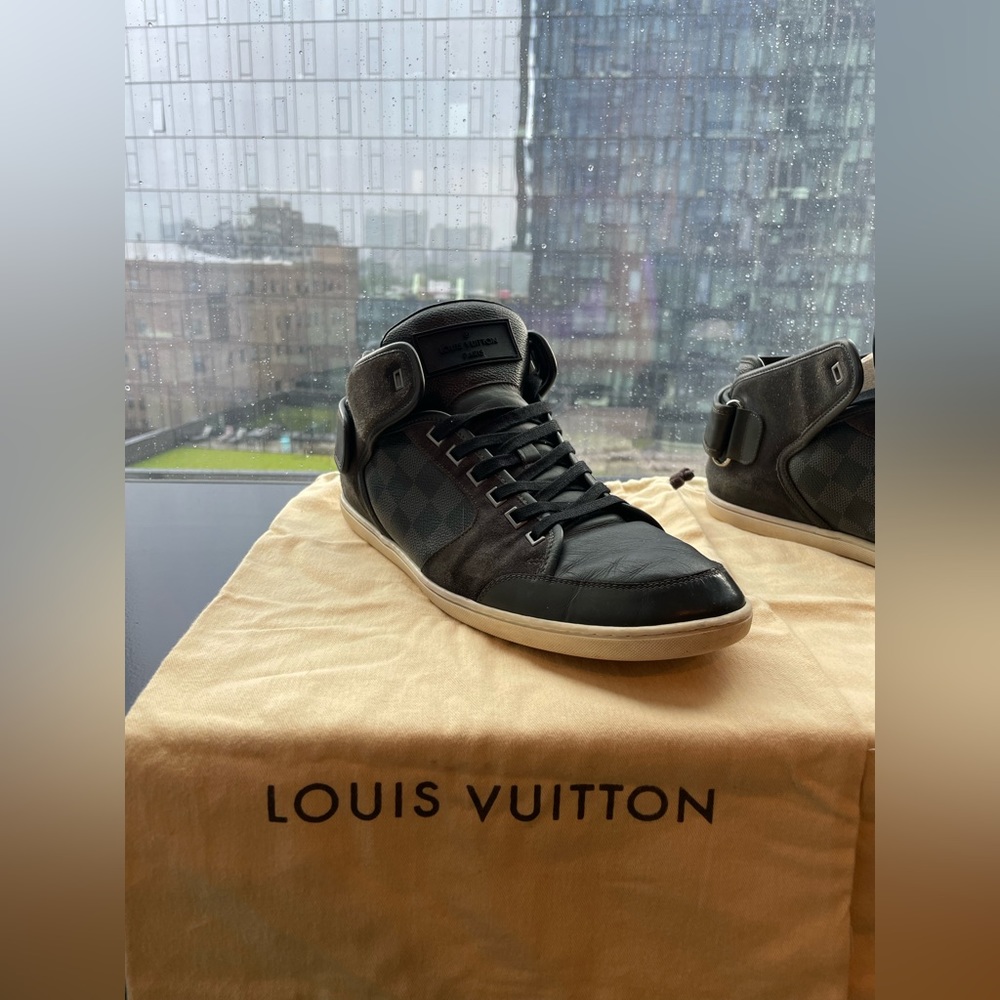 Louis Vuitton Leather & Suede Sneakers